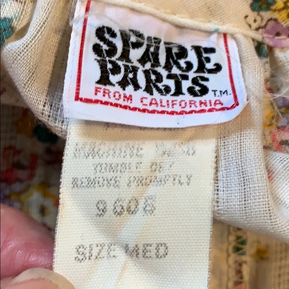 Vintage Top Spare Parts California Prairie Cottagecore Sz M 90s - Picture 3 of 13